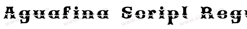 Aguafina Scripl Regular字体转换 Aguafina Scripl Regular字体转换